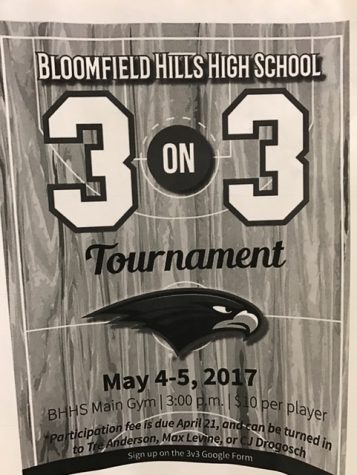 Upcoming 3 v 3 Basket Ball Tournament