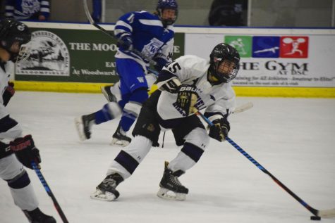 Boys’ hockey team Senior Night held for last game