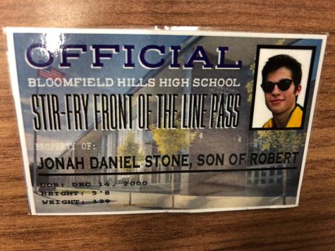 Junior Wins Stir Fry Pass
