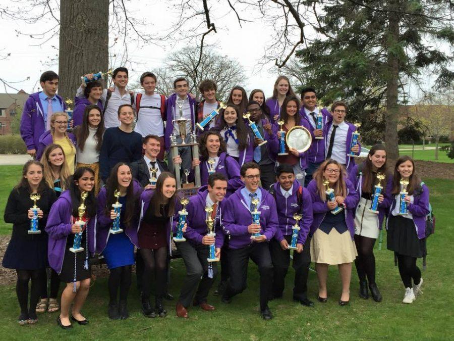 Bloomfield Hills High School Forensics team wins the state tournament