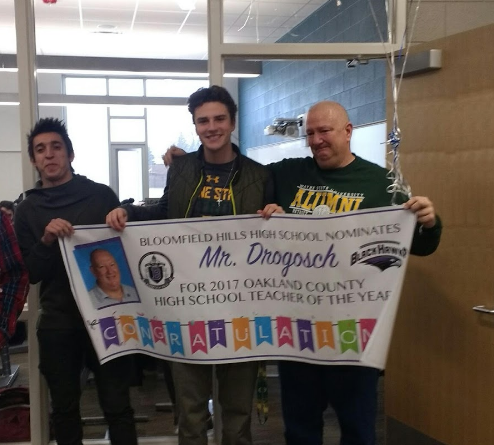 Mr. Drogosch nominated for Oakland County High School Teacher of the Year