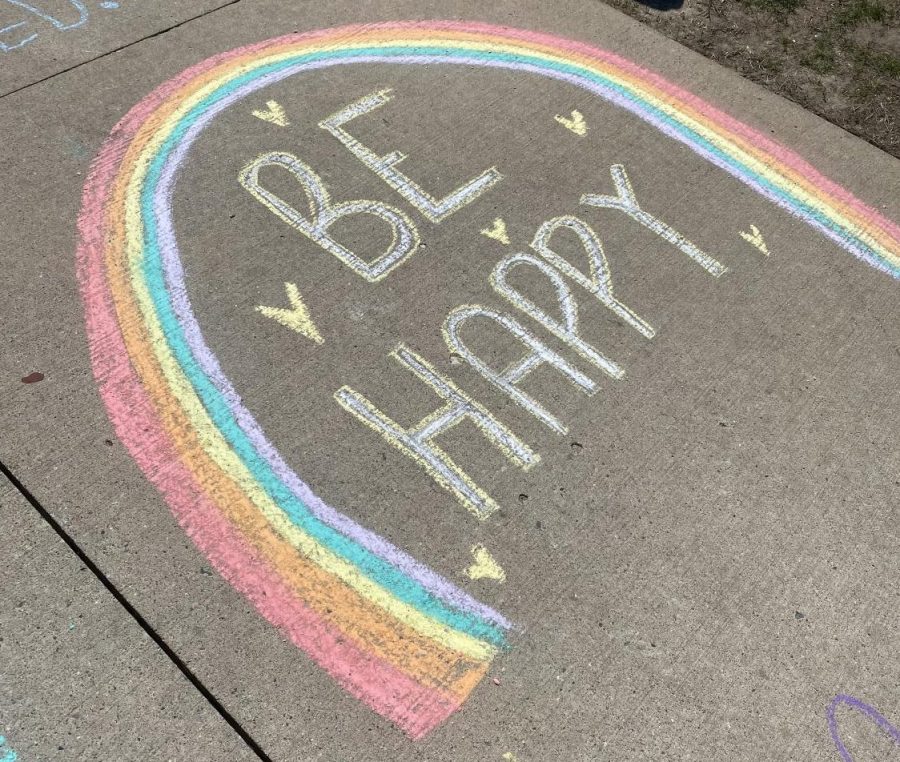 Chalk about peace: Student Leadership spreads joy and positivity