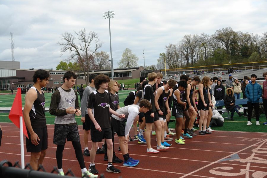 Runners at the starting line