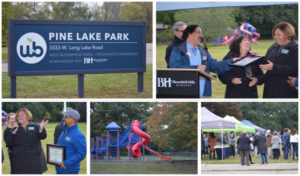 Pine Lake Park dedication ceremony