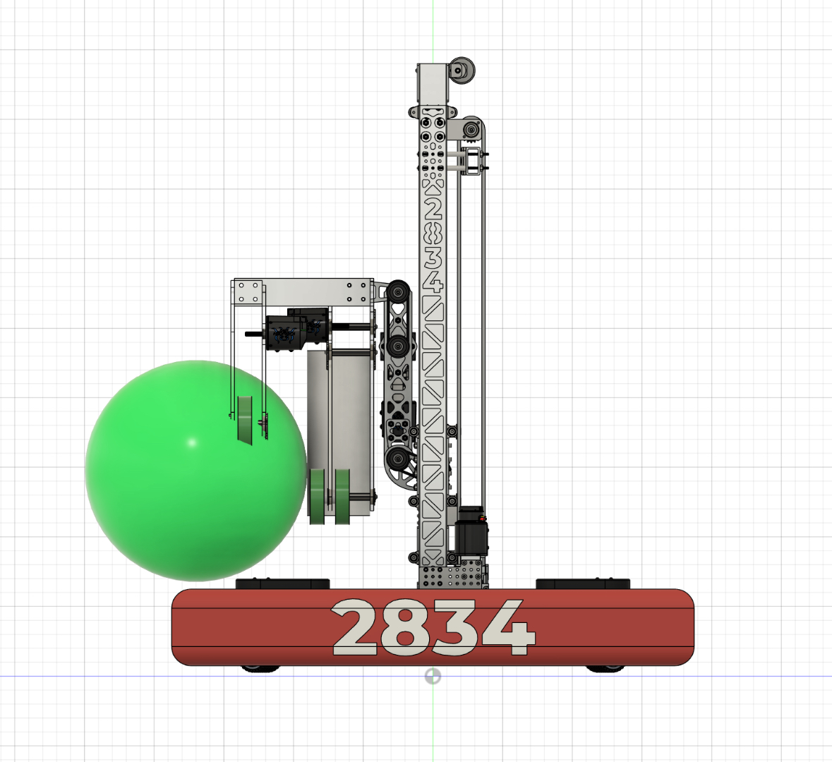 CAD design from team 2834, the Bionic Black Hawks